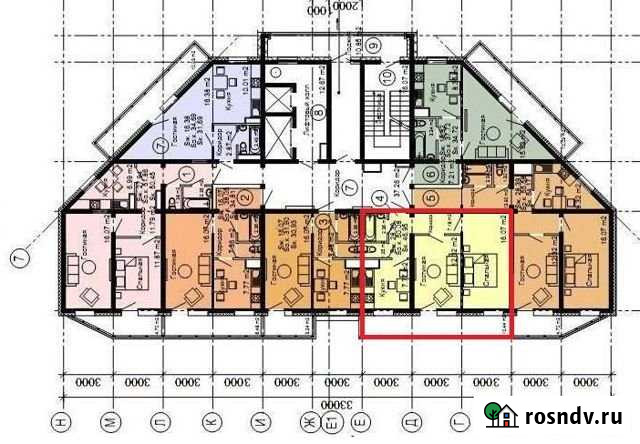 2-комнатная квартира, 50 м², 17/22 эт. на продажу в Улан-Удэ Улан-Удэ - изображение 1