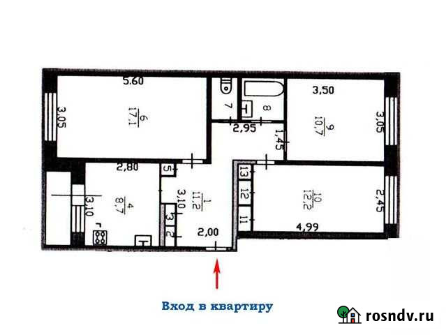 3-комнатная квартира, 67.7 м², 1/5 эт. на продажу в Сясьстрое Сясьстрой - изображение 1