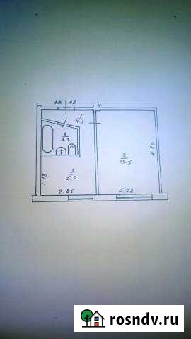 1-комнатная квартира, 28 м², 1/5 эт. на продажу в Бологом Бологое - изображение 1