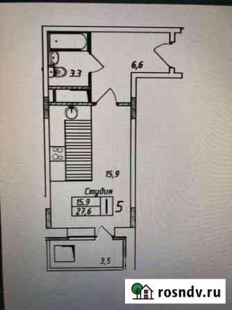 Квартира-студия, 27.6 м², 13/17 эт. на продажу во Владимире Владимир