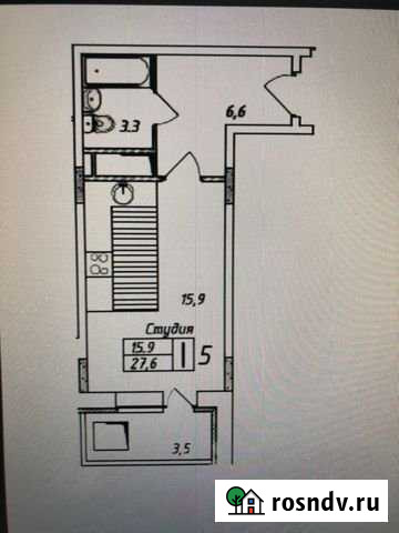 Квартира-студия, 27.6 м², 13/17 эт. на продажу во Владимире Владимир - изображение 1