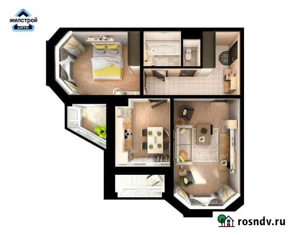 2-комнатная квартира, 63 м², 12/17 эт. на продажу в Ярославле Ярославль - изображение 1