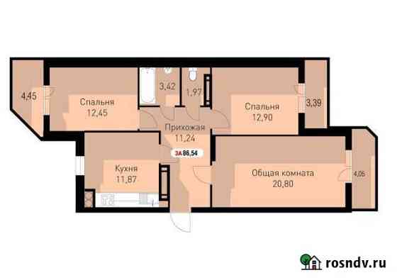 3-комнатная квартира, 85 м², 7/15 эт. на продажу в Астрахани Астрахань