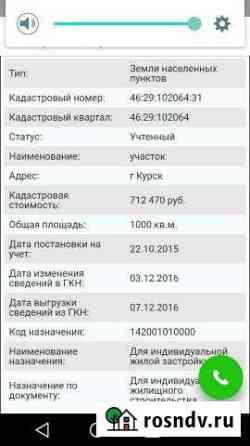 Участок СНТ, ДНП 10 сот. на продажу в Курске Курск