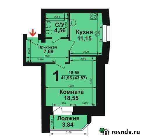 1-комнатная квартира, 43.9 м², 1/9 эт. на продажу в Коврове Ковров