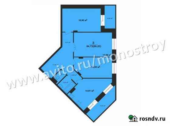 3-комнатная квартира, 100.4 м², 4/12 эт. на продажу во Владимире Владимир