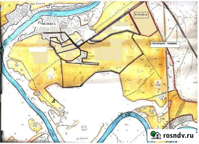 Участок СНТ, ДНП 1200 сот. на продажу в Волхове Волхов - изображение 1