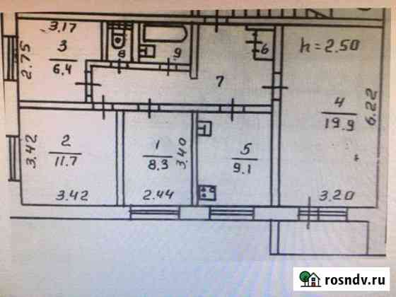 4-комнатная квартира, 70 м², 2/5 эт. на продажу в Братске Братск
