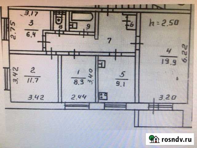 4-комнатная квартира, 70 м², 2/5 эт. на продажу в Братске Братск - изображение 1