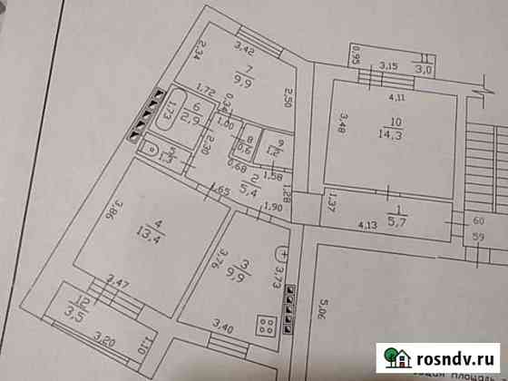 3-комнатная квартира, 65 м², 5/5 эт. на продажу в Гуково Гуково