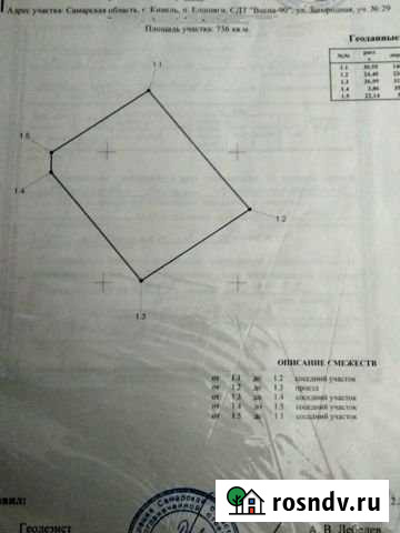 Участок ИЖС 736 сот. на продажу в Кинеле Кинель - изображение 1
