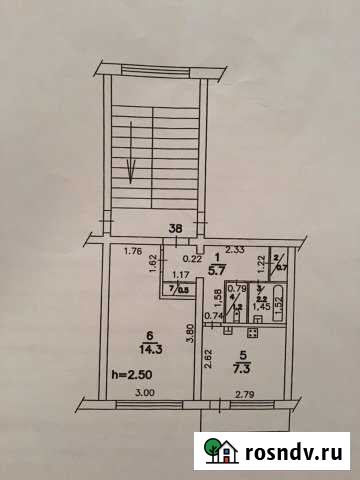 1-комнатная квартира, 32 м², 3/5 эт. на продажу в Жукове Жуков - изображение 1