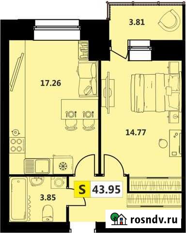 2-комнатная квартира, 44 м², 3/10 эт. на продажу в Архангельске Архангельск - изображение 1