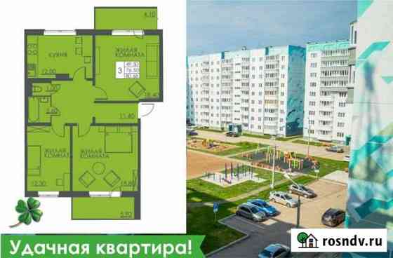 3-комнатная квартира, 80.7 м², 1/9 эт. на продажу в Перми Пермь