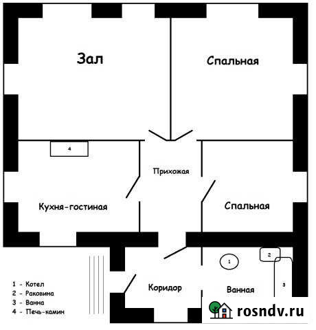 Дом 87 м² на участке 7 сот. на продажу в Новой Усмани Новая Усмань - изображение 1