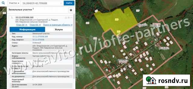 Участок СНТ, ДНП 454 сот. на продажу во Владимире Владимир - изображение 1