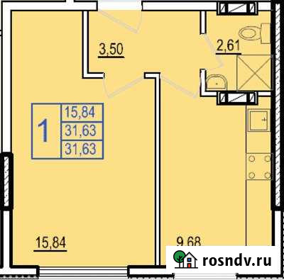 1-комнатная квартира, 31.6 м², 2/10 эт. на продажу в Севастополе Севастополь - изображение 1