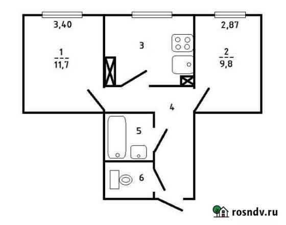 2-комнатная квартира, 36.1 м², 5/5 эт. на продажу в Когалыме Когалым