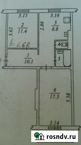 2-комнатная квартира, 53 м², 2/5 эт. на продажу в Ноябрьске Ноябрьск - изображение 1