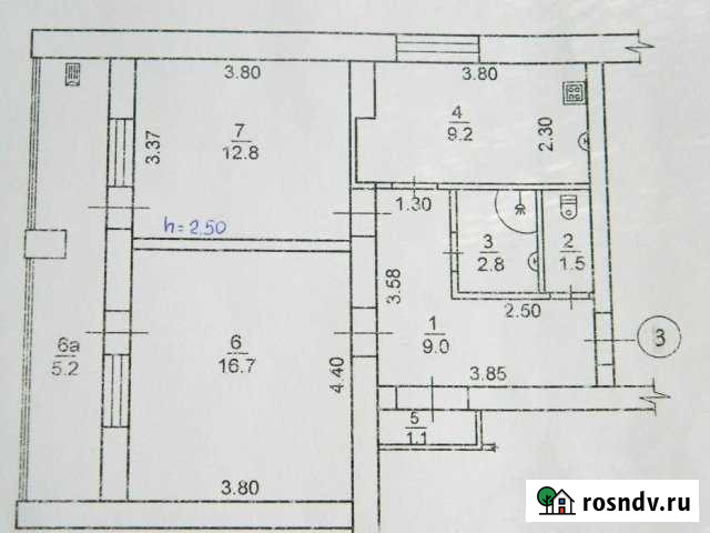 2-комнатная квартира, 58 м², 1/4 эт. на продажу в Черноморском Республики Крым Черноморское - изображение 1