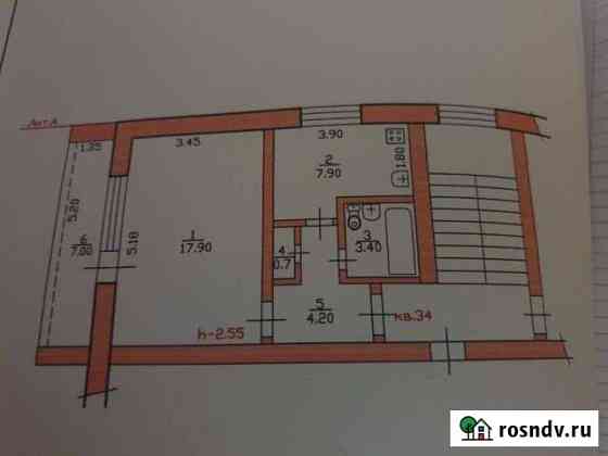 1-комнатная квартира, 34 м², 2/4 эт. на продажу в Тимашевске Тимашевск