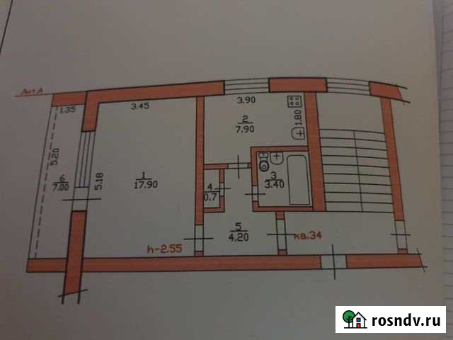 1-комнатная квартира, 34 м², 2/4 эт. на продажу в Тимашевске Тимашевск - изображение 1