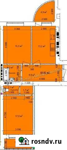 2-комнатная квартира, 70 м², 3/9 эт. на продажу в Таганроге Таганрог - изображение 1