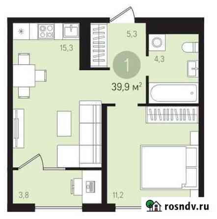 1-комнатная квартира, 39.9 м², 5/9 эт. на продажу в Видном Видное
