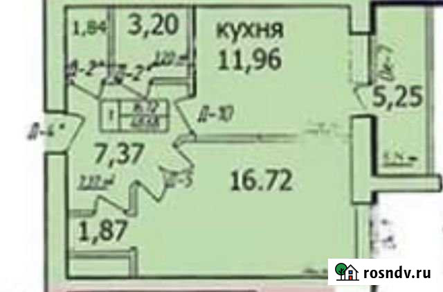 1-комнатная квартира, 48.2 м², 10/12 эт. на продажу в Коврове Ковров - изображение 1