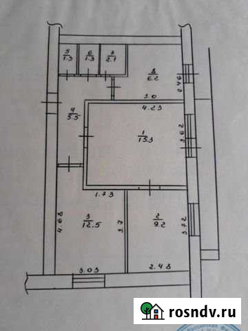 3-комнатная квартира, 68.1 м², 3/9 эт. на продажу в Белой Калитве Белая Калитва - изображение 1