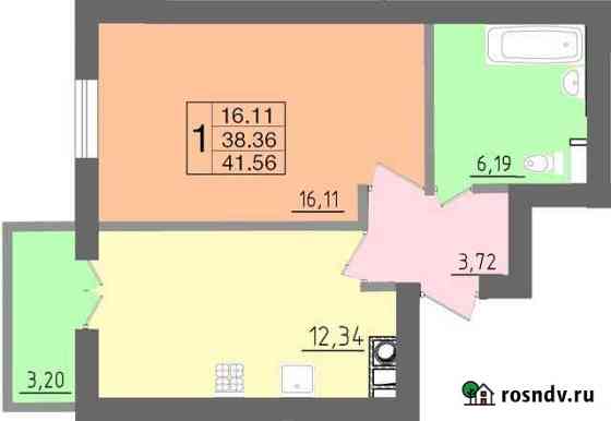 1-комнатная квартира, 41.5 м², 2/10 эт. на продажу в Смоленске Смоленск