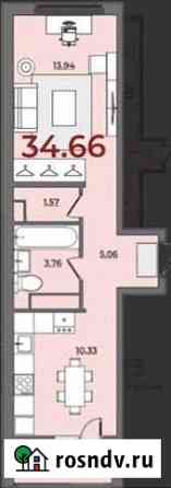 1-комнатная квартира, 36 м², 9/16 эт. на продажу в Тюмени Тюмень
