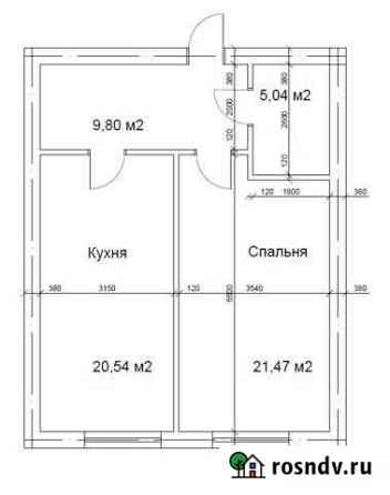 1-комнатная квартира, 56.8 м², 5/9 эт. на продажу в Нальчике Нальчик