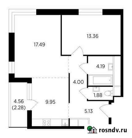 2-комнатная квартира, 58.3 м², 3/25 эт. на продажу в Одинцово Одинцово