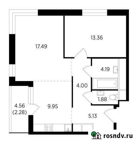 2-комнатная квартира, 58.3 м², 3/25 эт. на продажу в Одинцово Одинцово - изображение 1