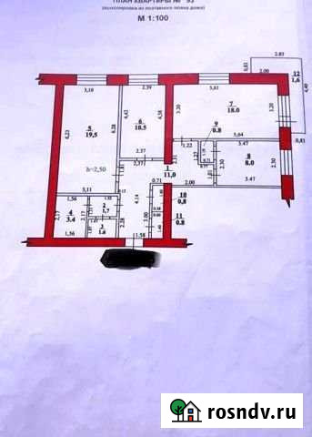 3-комнатная квартира, 76.1 м², 2/5 эт. на продажу в Стерлитамаке Стерлитамак - изображение 1