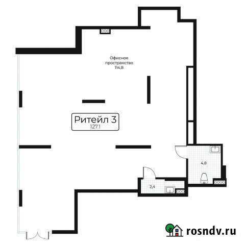 Помещение свободного назначения, 127.1 кв.м., ЖК моё Тюмень - изображение 1