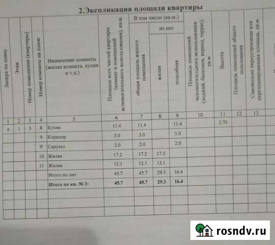 2-комнатная квартира, 46 м², 1/2 эт. на продажу в Шахтах Шахты - изображение 1
