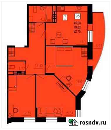 3-комнатная квартира, 82.8 м², 11/12 эт. на продажу в Каменске-Уральском Каменск-Уральский