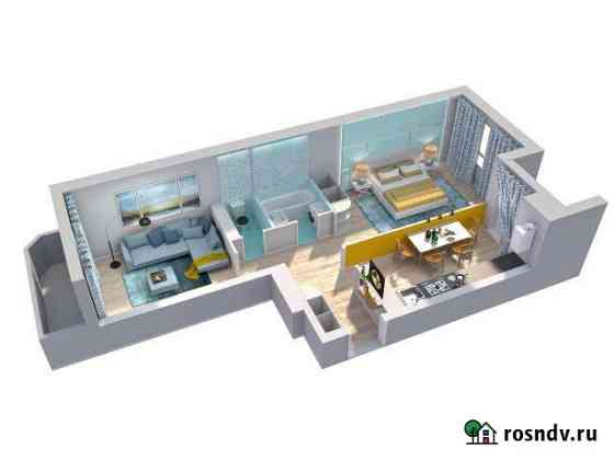 2-комнатная квартира, 66.3 м², 3/15 эт. на продажу в Астрахани Астрахань