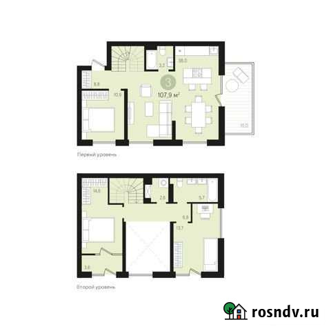 3-комнатная квартира, 107.8 м², 1/8 эт. на продажу в Сургуте Ханты-Мансийского АО Сургут - изображение 1