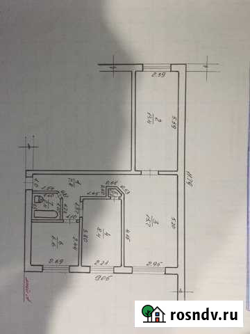 3-комнатная квартира, 54.6 м², 2/2 эт. на продажу в Ольге Ольга - изображение 1
