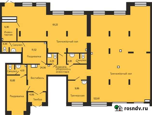 Помещение свободного назначения, 217 кв.м. Новосибирск - изображение 1