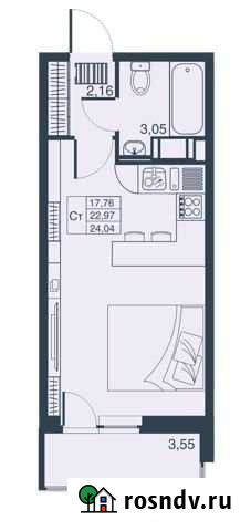 Квартира-студия, 23 м², 8/19 эт. на продажу в Мурино Мурино - изображение 1