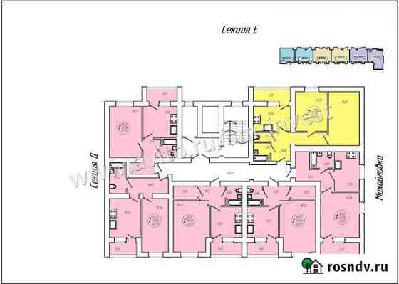 1-комнатная квартира, 43.4 м², 8/10 эт. на продажу в Нефтекамске Нефтекамск