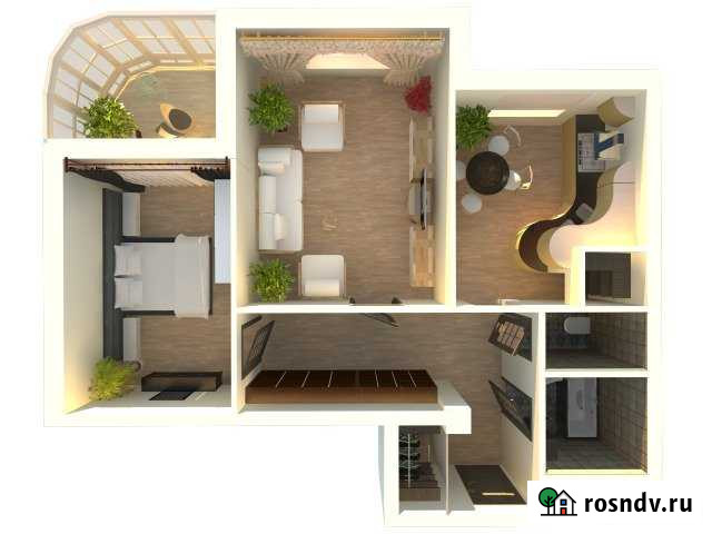 2-комнатная квартира, 67.5 м², 4/11 эт. на продажу в Волгодонске Волгодонск - изображение 1