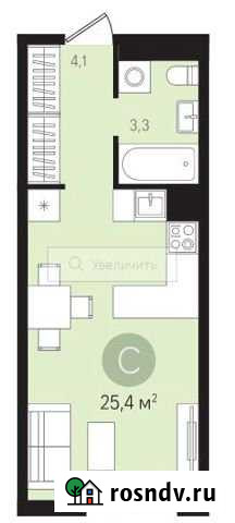 Квартира-студия, 25.4 м², 9/14 эт. на продажу в Видном Видное - изображение 1