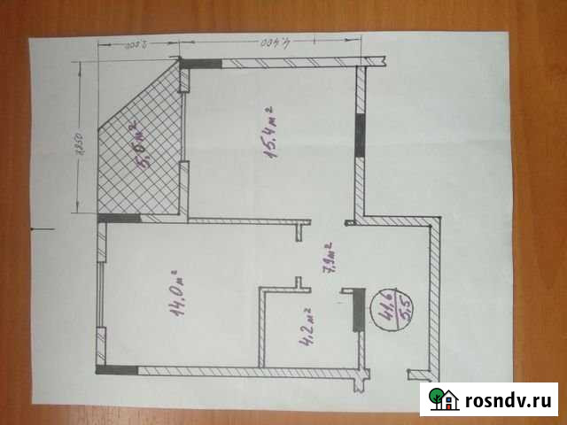 1-комнатная квартира, 41.6 м², 4/6 эт. на продажу в Геленджике Геленджик - изображение 1