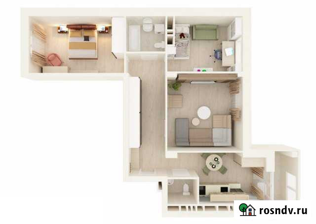 3-комнатная квартира, 79.6 м², 4/22 эт. на продажу в Челябинске Челябинск - изображение 1