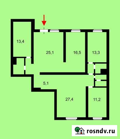 Помещение свободного назначения, 123.7 кв.м. Видное - изображение 1